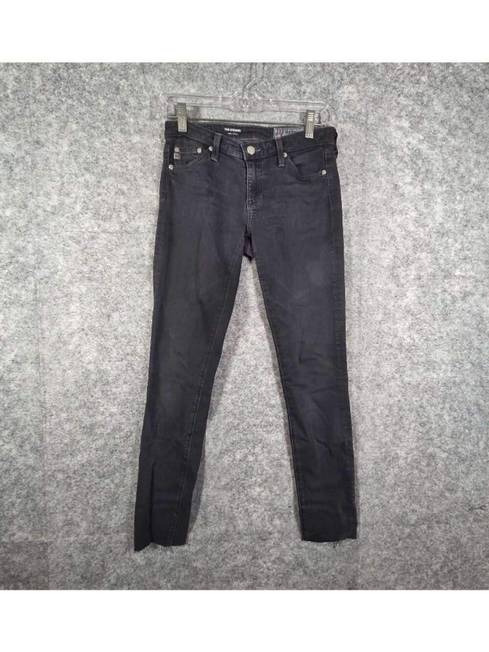 AG Adriano Goldschmeid Women's Super Skinny The Legging Jeans Black Size 25R